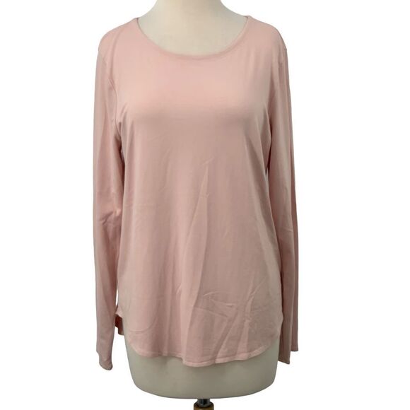 Cupio Women's Pink Cloud Crewneck Long Sleeve Lagenlook Pullover Top Size‎ XL - Picture 1 of 8